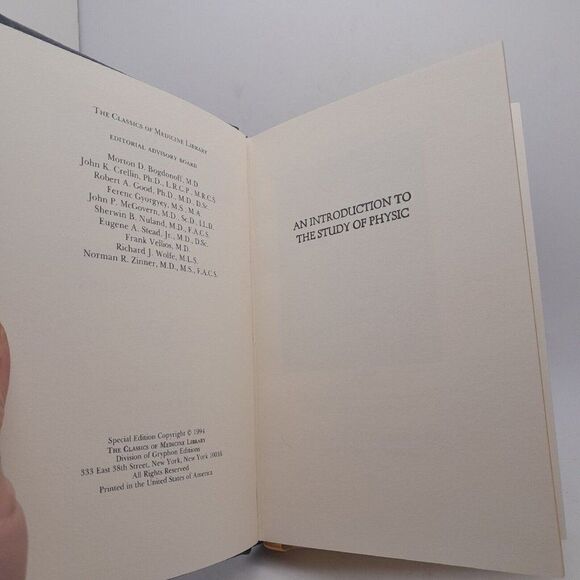 Classics of Medicine Library Introduction to the Study of Physic Heberden - Picture 7 of 9